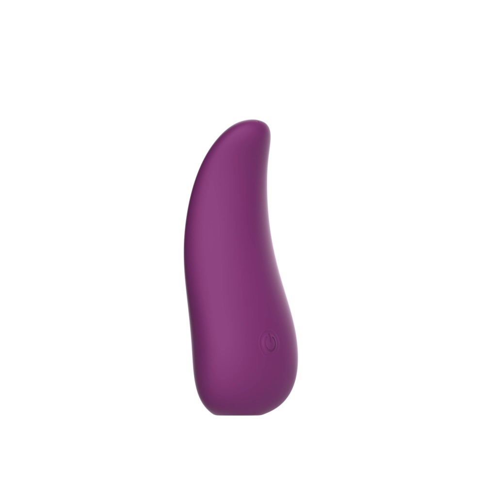ויברטור דגדגני סיליקון שטוח | Purple Shell